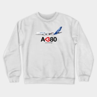 Airbus A380 - Love at First Flight Crewneck Sweatshirt